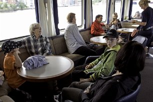Ombord på Sjöbris mot Kyrkholmen