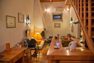 Hotellvy i Alcochete Vardagsrum och öppen spis i Quinta de Praia das Fontes
