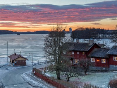 Balkongvy  Balkongvy tidig morgon 21 januari.