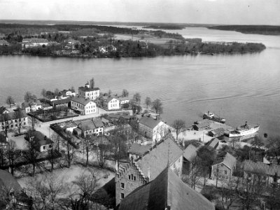 1910 Vy från kyrktornet  Vy från kyrktornet 1910