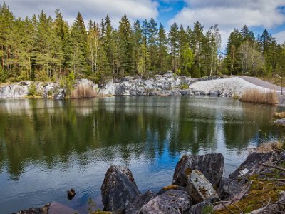 Kalkbrottssjö Vattenfyllt kalkbrott