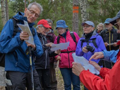 Järgarskogens naturrreservat Vägvalsorienering i Jägarskogens naturreservat.