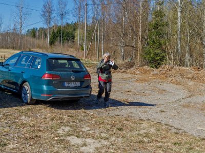 Nytorpsravinen Parkeringsplatsen vid ladan och start för promenaden på den 2 km långa rundslingan.