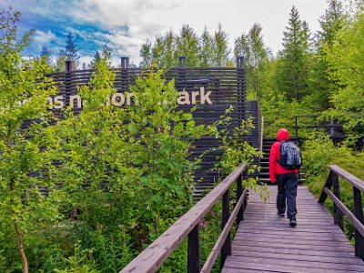 Skuleskogens nationalpark Entré Väst till Höga Kustens nationalpark.