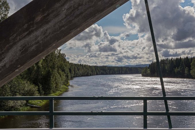 Klarälven Bro över Klarälven vid väg 62, 5 km före Munkfors