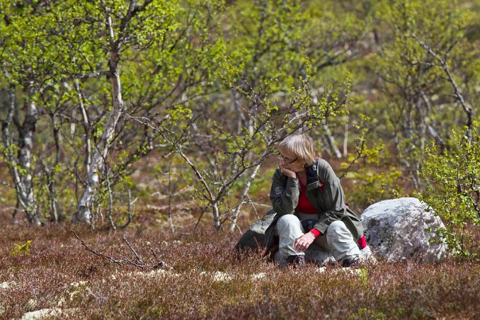 Tankearbete nedanför Björnrikestugan
