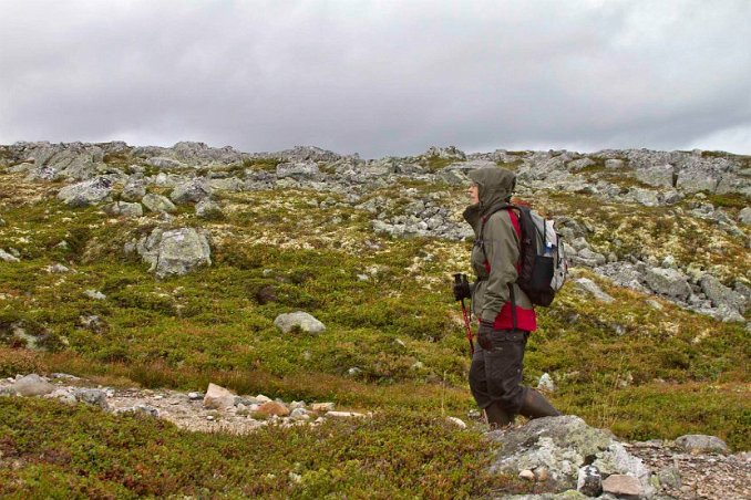 Längs nedre delen av Varggranshågna