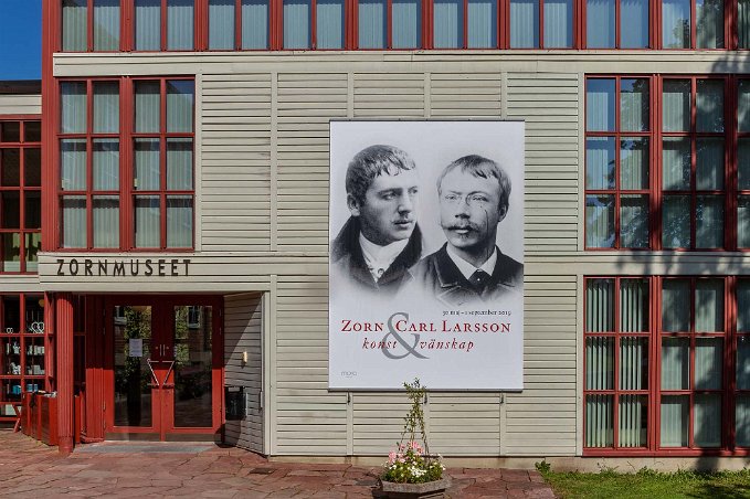 Zornmuseet i Mora Specialutställningen av Andes Zoons och Carl Larsson konst och vänskap. Museet har världens största samling verk av konstnären. Zorn planer på ett museum där...