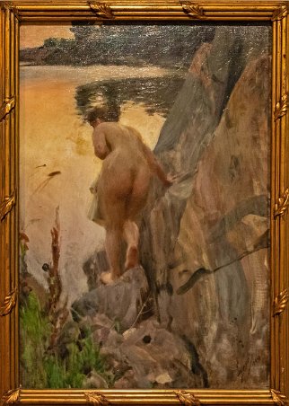 Zornmuseet i Mora Sommarafton 1894, olja på duk av Anders Zorn.