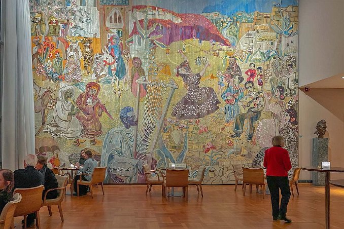 Göteborgs konserthus Den drygt 9 meter långa väven