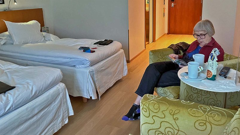 Rumsvy i Avalon Avkoppling efter uppackningen.