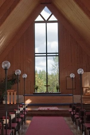 Fjällkyrkans altarfönster