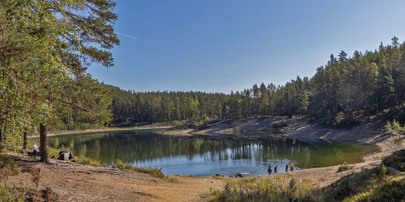 Gröntjärn Området är en del av en märklig isälvsavlagring bildad i samband med inlandsisens avsmältning för ca 8 500 år sedan. På många ställen finns så kallade...