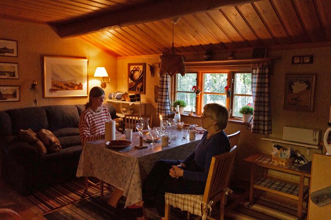 Kvällsfika i Mittådalen