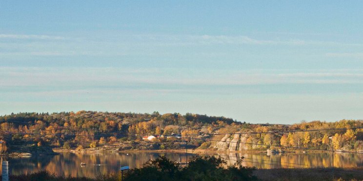 Sotefjärden från hotellrummet