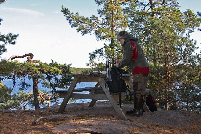 Fika på Nävsjöbergen