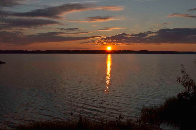 Solnedgång på HImmerfjärden