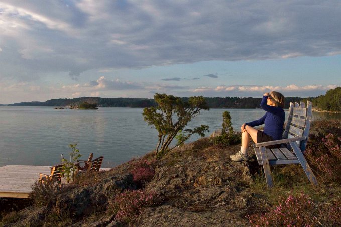 Vid bryggan på udden