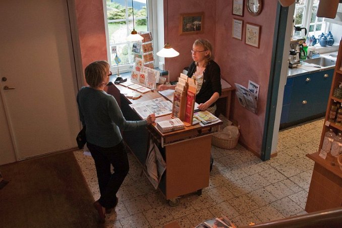 Utcheckning hos Agda Lund