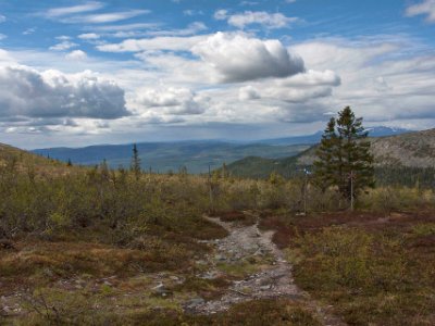 Vy från Björnrikestugan