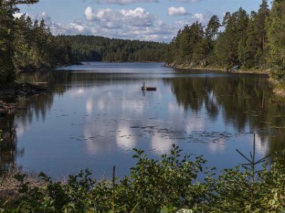 Askesjsö Askejsö nedanför Bollsbyn i Dalsland.