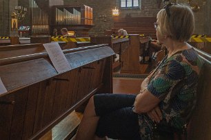 Orgelkonsert Orgelkonsert i Vadstena klosterkyrka.