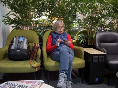 Arlanda Väntan på flygstart i SAS- loungen på Arlanda