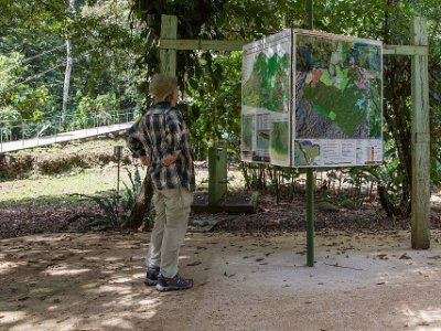 Efter vandringen Efter vandringen i regnskogen i La Selva.