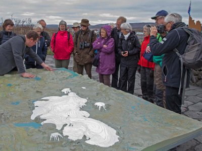 Orientering om Thingvellir Anders Svensson informerar om nationalparken Thingvellir