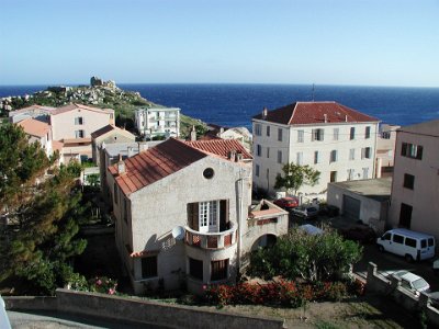 Vy från hotellbalkongen