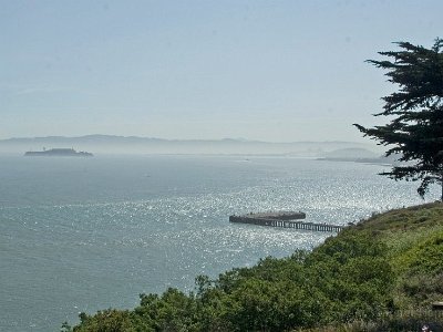 San Francisco Bay vid GG Bridge