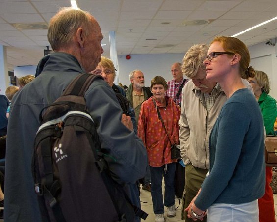 I kön till boarding i Ålesund