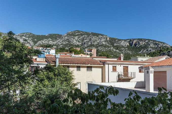 Hotellvy Utsikt från balkongen på hotell Blue Marino i Olbia.