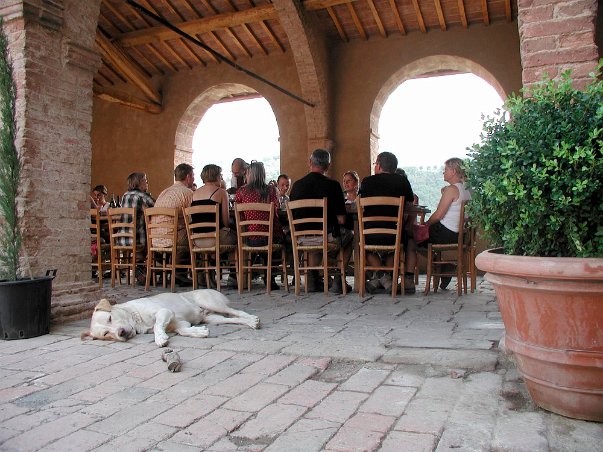 Lunch i Castel Potentino